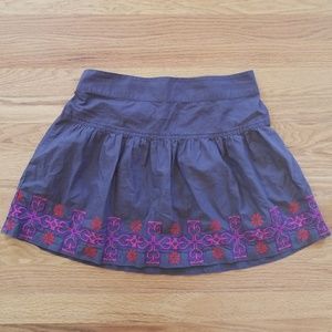 American Eagle Grey Skirt with detail